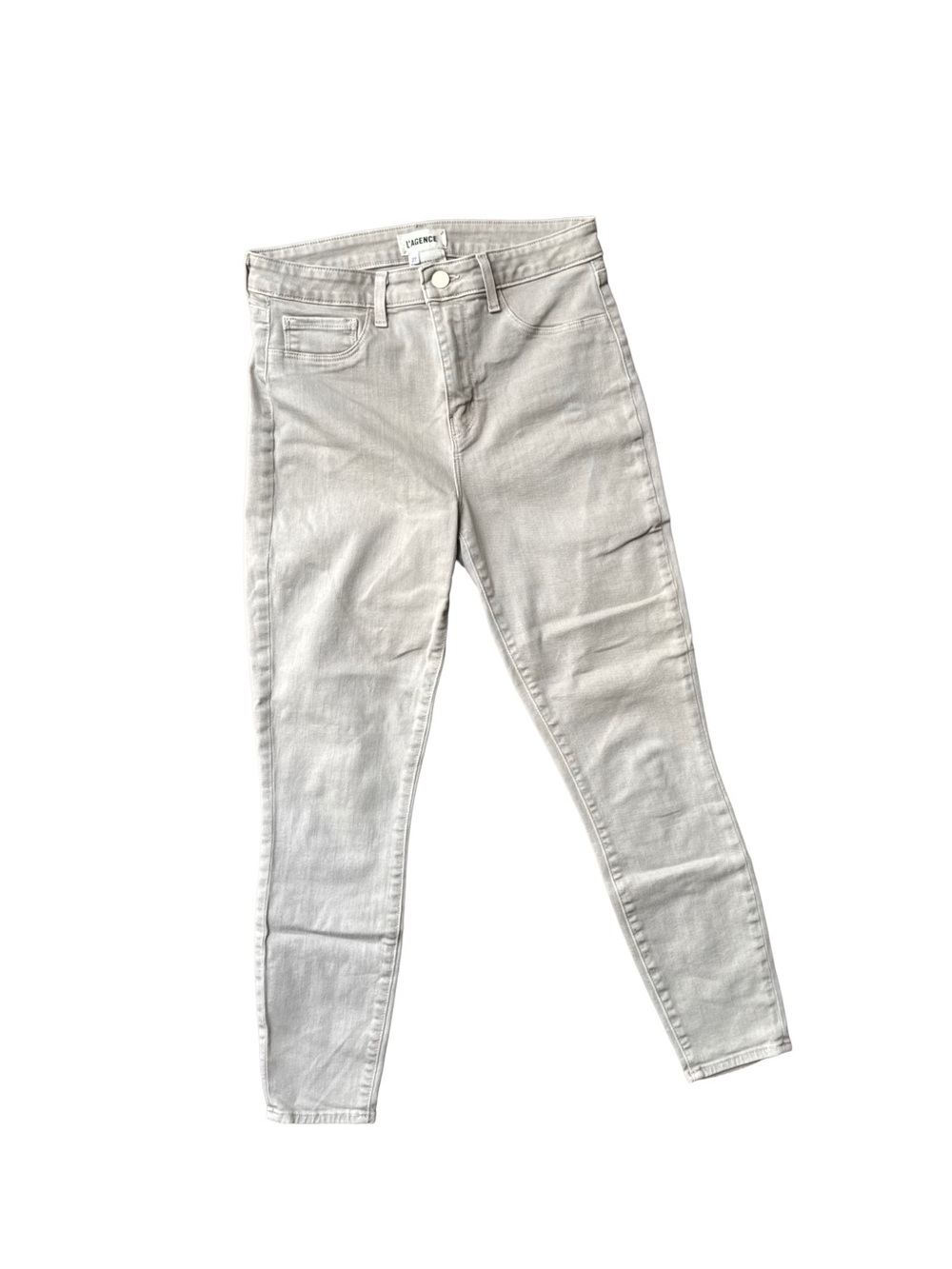 L’Agence Cream Skinny Jeans